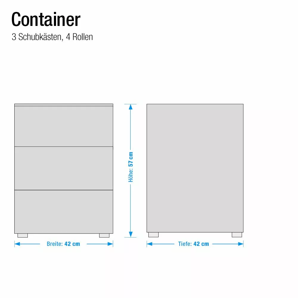 Fredriks Rollcontainer Paddington - Hochglanz Weiß 14 Fredriks Rollcontainer Paddington - Hochglanz Weiß – Bild 12