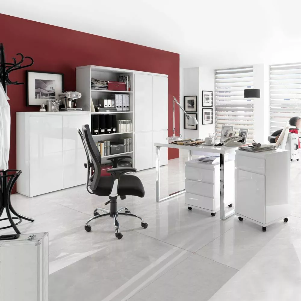 Fredriks Rollcontainer Paddington - Hochglanz Weiß 6 Fredriks Rollcontainer Paddington - Hochglanz Weiß – Bild 4