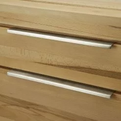 Ars Natura Sideboard Pia I - Kernbuche massiv -Buromobel Verkaufe pia sideboard kernbuche massiv geoelt 1310287