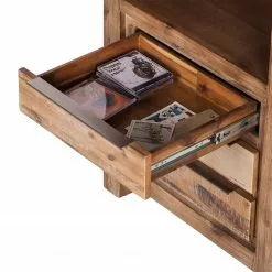 Red Living Regal Akhatar - Akazie teilmassiv - Akazie Multicolor / Smoked -Buromobel Verkaufe regal akhatar akazie teilmassiv akazie multicolor smoked 3627609