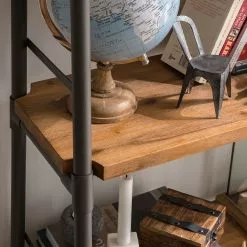 Ars manufacti Regal Atelier III - Akazie massiv / Metall - Akazie Braun / Anthrazit -Buromobel Verkaufe regal atelier iii akazie massiv metall akazie braun anthrazit 5052972