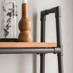 Ars manufacti Regal Atelier III - Akazie massiv / Metall - Akazie Braun / Anthrazit -Buromobel Verkaufe regal atelier iii akazie massiv metall akazie braun anthrazit 5052976