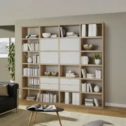 Fredriks Regal Concept VIII - Eiche Dekor / Weiß 8 Fredriks Regal Concept VIII - Eiche Dekor / Weiß -Buromobel Verkaufe regal concept viii eiche dekor weiss 1994326