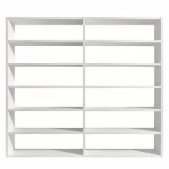 Loftscape Bücherregal Empire - Cremeweiß - Höhe: 221 cm - Breite: 241 cm -Buromobel Verkaufe regal concept xv weiss 3495501