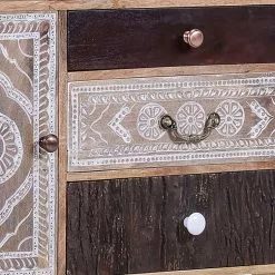 Ars manufacti Regal Curenna I - Mango teilmassiv - Mango / Braun -Buromobel Verkaufe regal curenna i mango teilmassiv 4419328