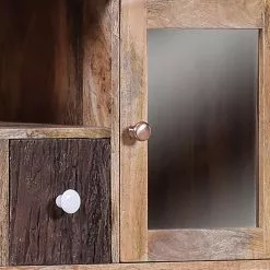 Ars manufacti Regal Curenna I - Mango teilmassiv - Mango / Braun -Buromobel Verkaufe regal curenna i mango teilmassiv 4419332