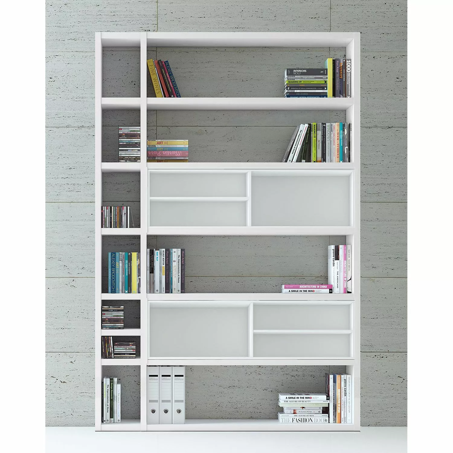 Loftscape Regal Emporior I - Cremeweiß - Ohne Beleuchtung 4 Loftscape Regal Emporior I - Cremeweiß - Ohne Beleuchtung – Bild 2