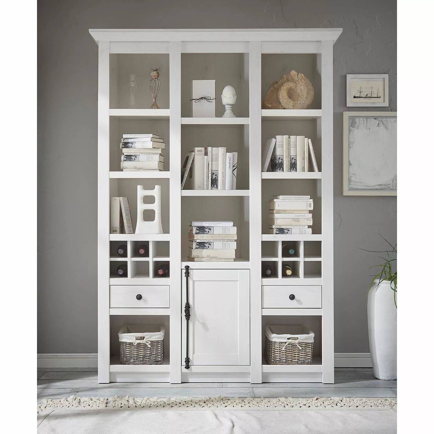 Maison Belfort Regal Geestland II - Pinie Weiß Dekor 4 Maison Belfort Regal Geestland II - Pinie Weiß Dekor – Bild 2