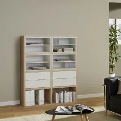 Fredriks Regal Concept II - Eiche Dekor -Buromobel Verkaufe regal rodos ii eiche dekor 1890370