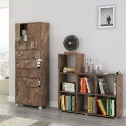 Schildmeyer Regal Teodora - Eiche Panama Dekor -Buromobel Verkaufe regal teodora eiche panama dekor 1126186