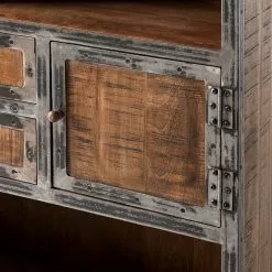 Ars manufacti Regal Wharton II - Akazie teilmassiv / Stahl -Buromobel Verkaufe regal wharton ii mango teilmassiv stahl 5212224