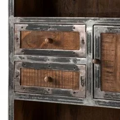 Ars manufacti Regal Wharton II - Akazie teilmassiv / Stahl -Buromobel Verkaufe regal wharton ii mango teilmassiv stahl 5212232