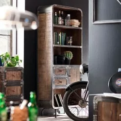 Ars manufacti Regal Wharton II - Akazie teilmassiv / Stahl -Buromobel Verkaufe regal wharton ii mango teilmassiv stahl 5212252