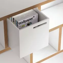 Temahome Regal Berlin - Weiß / Hellbraun - 150 x 198 cm -Buromobel Verkaufe regal woodstock weiss 150 cm 198 cm 5031540