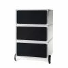 EasyOffice by Paperflow Rollcontainer easyBox I - Weiß / Schwarz -Buromobel Verkaufe rollcontainer easybox i weiss schwarz 1595814