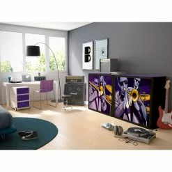 EasyOffice by Paperflow Rollcontainer easyBox II - Weiß / Lila -Buromobel Verkaufe rollcontainer easybox ii weiss lila 3229653