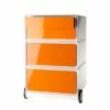 EasyOffice by Paperflow Rollcontainer easyBox II - Weiß / Orange -Buromobel Verkaufe rollcontainer easybox ii weiss orange 1595634