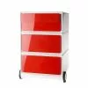 EasyOffice by Paperflow Rollcontainer easyBox II - Weiß / Rot -Buromobel Verkaufe rollcontainer easybox ii weiss rot 1595682