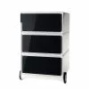 EasyOffice by Paperflow Rollcontainer easyBox II - Weiß / Schwarz -Buromobel Verkaufe rollcontainer easybox ii weiss schwarz 1595574