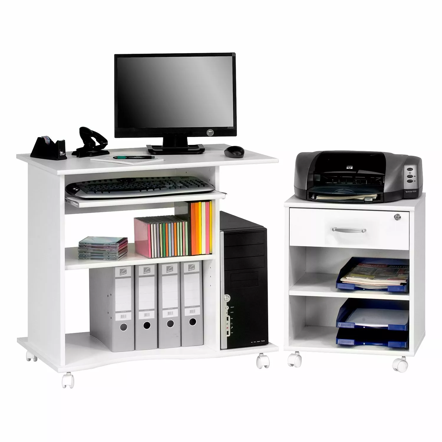 Maja Möbel Rollcontainer Renee - Weiß 5 Maja Möbel Rollcontainer Renee - Weiß – Bild 3