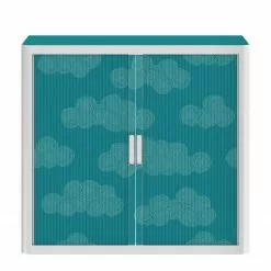 EasyOffice by Paperflow Rollladenschrank easyOffice Enfants - Petrol -Buromobel Verkaufe rollladenschrank easyoffice enfants 2223006