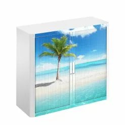 EasyOffice by Paperflow Rollladenschrank easyOffice Holiday I - Blau -Buromobel Verkaufe rollladenschrank easyoffice holiday i 2223118