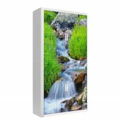 EasyOffice by Paperflow Rollladenschrank easyOffice Nature III - Grün -Buromobel Verkaufe rollladenschrank easyoffice nature iii 2223102