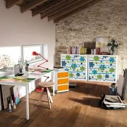 EasyOffice by Paperflow Rollladenschrank easyOffice - Papier Peints VI - Mehrfarbig - Höhe: 104 cm -Buromobel Verkaufe rollladenschrank easyoffice papier peints vi mehrfarbig 104 cm 3512453