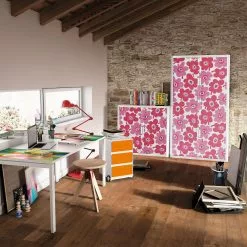 EasyOffice by Paperflow Rollladenschrank easyOffice - Papier Peints VII - Pink - Höhe: 204 cm -Buromobel Verkaufe rollladenschrank easyoffice papier peints vii pink 204 cm 3512473
