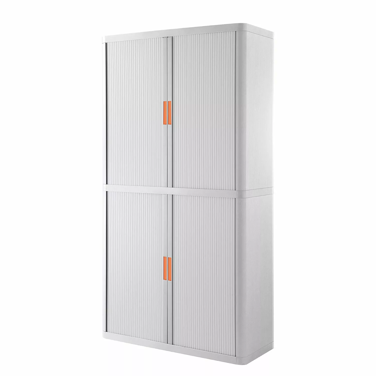 EasyOffice by Paperflow Aktenschrank easyOffice II - Weiß / Orange - Höhe: 204 cm 3 EasyOffice by Paperflow Aktenschrank easyOffice II - Weiß / Orange - Höhe: 204 cm