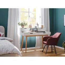 Mørteens Sekretär Lindholm - Weiß -Buromobel Verkaufe schaukelstuhl bolands webstoff buche massiv dunkelrot 4737988