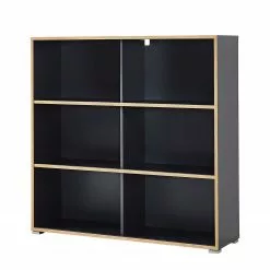 Germania Schiebetürenregal Mingle II - Anthrazit/Eiche Sonoma Dekor -Buromobel Verkaufe schiebetuerenregal mingle ii anthrazit eiche sonoma dekor 5029416