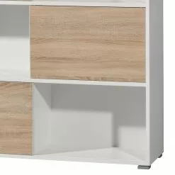 Germania Schiebetürenregal Mingle II - Weiß/Eiche Sonoma Dekor 44 Germania Schiebetürenregal Mingle II - Weiß/Eiche Sonoma Dekor -Buromobel Verkaufe schiebetuerenregal mingle ii weiss eiche sonoma dekor 5029244