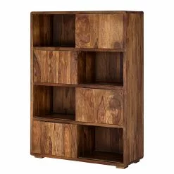 Ars Natura Schiebetürenregal Trangle - Sheesham massiv -Buromobel Verkaufe schiebetuerenregal trangle sheesham massiv 702702