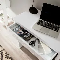 Jahnke Schreibtisch Cu-Libre 80 - Hochglanz Weiß -Buromobel Verkaufe schreibtisch cuuba libre 80 hochglanz weiss 3457605