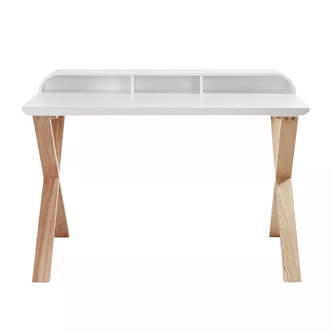 Mørteens Schreibtisch Kenmare - Matt Weiß / Esche 4 Mørteens Schreibtisch Kenmare - Matt Weiß / Esche – Bild 2
