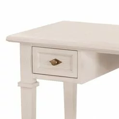 Ridgevalley Schreibtisch La Carlotta - Pinie massiv - Creme -Buromobel Verkaufe schreibtisch la carlotta pinie massiv creme 490747