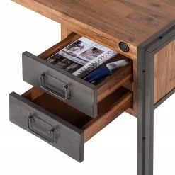 Ars manufacti Schreibtisch Manchester II - Akazie massiv/Metall -Buromobel Verkaufe schreibtisch manchester ii akazie massiv metall 4875928