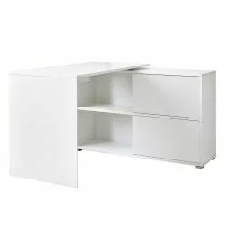 Germania Schreibtisch Mingle - Weiß/Eiche Sonoma Dekor -Buromobel Verkaufe schreibtisch mingle weiss eiche sonoma dekor 5029268