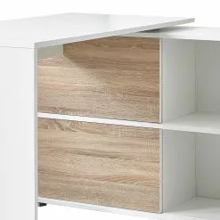 Germania Schreibtisch Mingle - Weiß/Eiche Sonoma Dekor -Buromobel Verkaufe schreibtisch mingle weiss eiche sonoma dekor 5029276