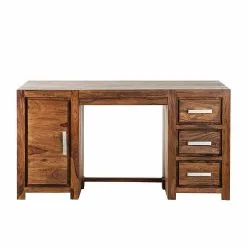 Ars Natura Schreibtisch Ohio - Sheesham massiv - gewachst -Buromobel Verkaufe schreibtisch ohio 1351989