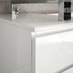 Fredriks Schreibtisch Paddington II - Hochglanz Weiß lackiert - mit 1 Container -Buromobel Verkaufe schreibtisch paddington hochglanz weiss lackiert mit 1 container 3375777