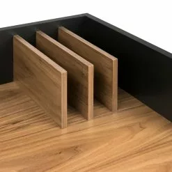 Temahome Schreibtisch Volga - Walnuss / Schwarz -Buromobel Verkaufe schreibtisch volga 3605249