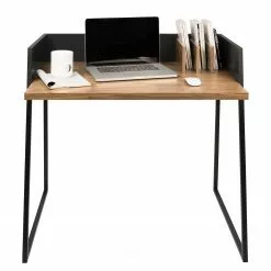 Temahome Schreibtisch Volga - Walnuss / Schwarz -Buromobel Verkaufe schreibtisch volga 3605265