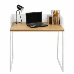 Temahome Schreibtisch Volga - Weiß / Eiche -Buromobel Verkaufe schreibtisch volga weiss eiche 1441930