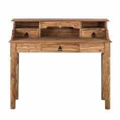 Wolf-Möbel Sekretär Bombay I - Sheesham massiv - Natur -Buromobel Verkaufe sekretaer bombay i sheesham massiv natur 1429040