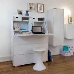 Jahnke Sekretär Cuuba Curve C 10 - Hochglanz Weiß -Buromobel Verkaufe sekretaer cuuba curve c 10 hochglanz weiss 464060