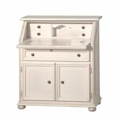 Montreux Sekretär Palermo - Antikweiß -Buromobel Verkaufe sekretaer palermo tulipe teilmassiv weiss 3512225