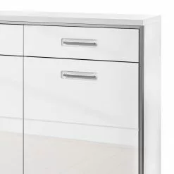 Loftscape Sideboard Arco - Hochglanz Weiß / Weiß -Buromobel Verkaufe sideboard arco hochglanz weiss weiss 4710764