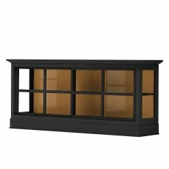 Maison Belfort Sideboard Azjana I - Schwarz / Pinie Honig